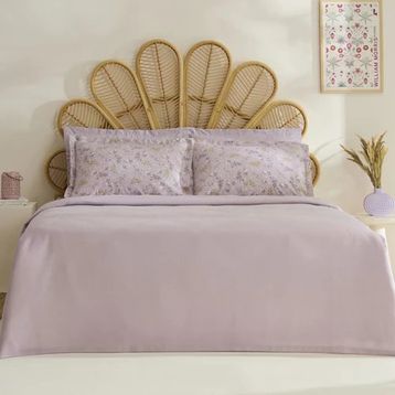 Karaca Home Noa Bambu Açık Mürdüm Çift Kişilik Pike Takımı
