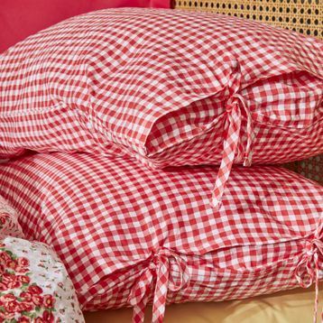Karaca Home Pari Noniron Kırmızı Çift Kişilik Nevresim Takımı