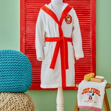 Karaca Home Peanuts Joe Nakışlı Çocuk Bornoz Seti