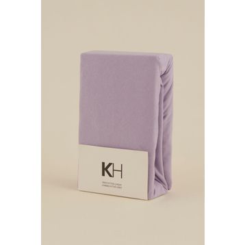 Karaca Home Penye Fitted 100x200+30 cm Lila Tek Kişilik Çarşaf