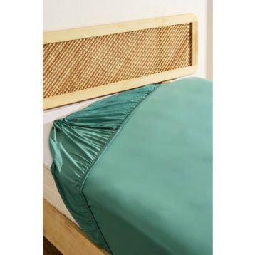 Karaca Home Penye Fitted 100x200+30 cm Yeşil Tek Kişilik Çarşaf
