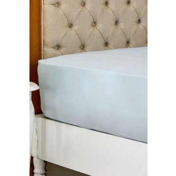 Karaca Home Penye Fitted Mavi 100x200 cm Tek Kişilik Çarşaf