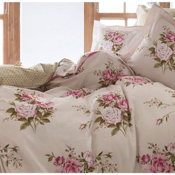 Karaca Home Percale Celine Pudra Çift Kişilik Nevresim Takımı
