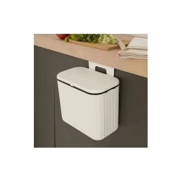 Karaca Home Pino 8 lt Beyaz Çöp Kovası
