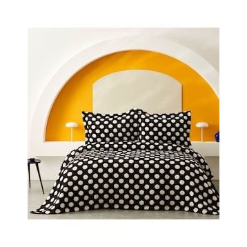 Karaca Home Point Black Çift Kişilik Yatak Örtüsü