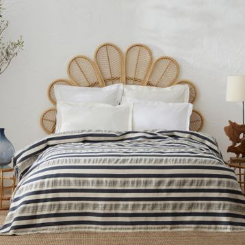 Karaca Home Roller Indigo Çift Kişilik Yatak Örtüsü