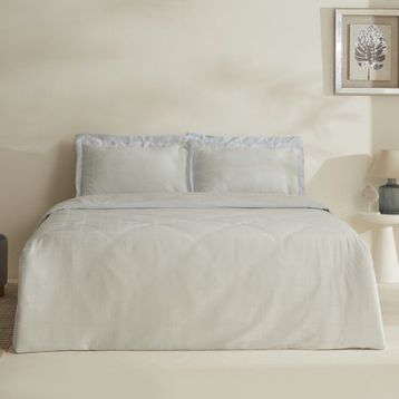 Karaca Home Royale Açık Mavi Çift Kişilik Nevresim Takımı
