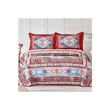 Karaca Home Rubi Kiremit Çift Kişilik Yatak Örtüsü