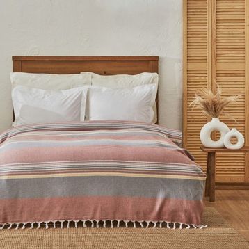 Karaca Home Salerno Çift Kişilik Terracota Peştamal Pike