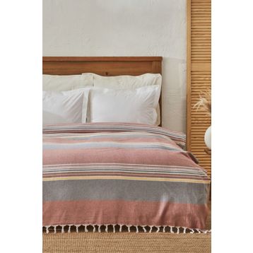 Karaca Home Salerno Çift Kişilik Terracota Peştamal Pike