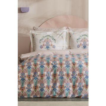 Karaca Home Saviny %100 Pamuk Somon Saten Çift Kişilik Nevresim Takımı