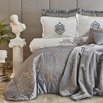 Karaca Home Sherly Açık Petrol 13 Parça İpek Private Çeyiz Seti