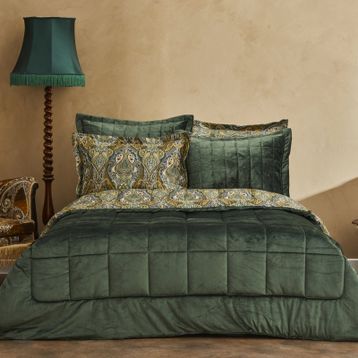 Karaca Home Shrerrie Yeşil Çift Kişilik Luxury Comfort Set