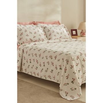 Karaca Home Silvie %100 Pamuk Kırmızı Tek Kişilik Pike Takımı