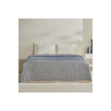 Karaca Home Sion Mavi Çift Kişilik Battaniye