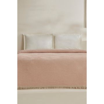 Karaca Home Sion Pudra Çift Kişilik Sonil Battaniye
