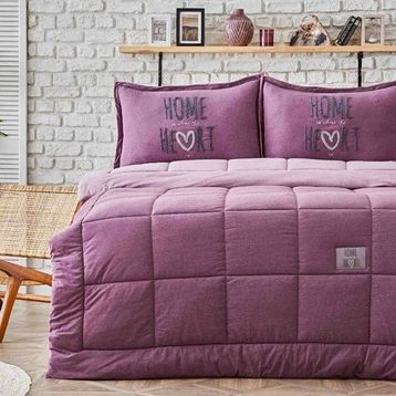 Karaca Home Softy Cotton Comfort Lila Tek Kişilik Uyku Seti