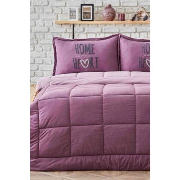 Karaca Home Softy Cotton Comfort Lila Tek Kişilik Uyku Seti