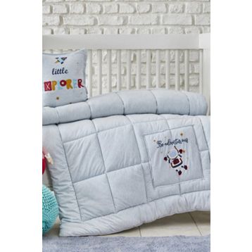 Karaca Home Space Comfort Cotton Açık Mavi Bebek Uyku Seti