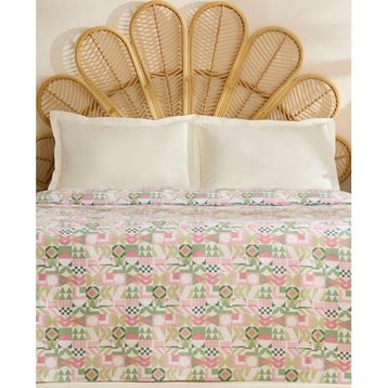 Karaca Home Tamina %100 Pamuk Gül Kurusu Tek Kişilik Tek Pike