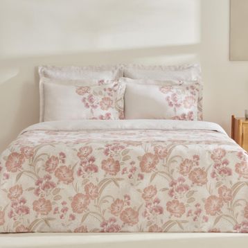 Karaca Home Tinas %100 Pamuk Yavruağzı Çift Kişilik Nevresim Takımı