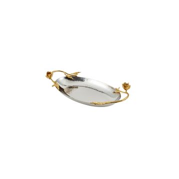 Karaca Home Tulip 31x19 CM Dekoratif Oval Tepsi