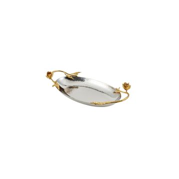 Karaca Home Tulip 31x19 CM Dekoratif Oval Tepsi