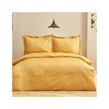Karaca Home Uniq Hardal %100 Pamuk Çift Kişilik Saten Nevresim Takımı