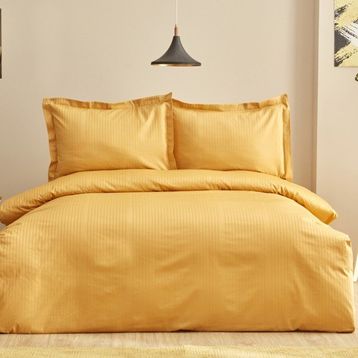 Karaca Home Uniq Hardal %100 Pamuk Çift Kişilik Saten Nevresim Takımı