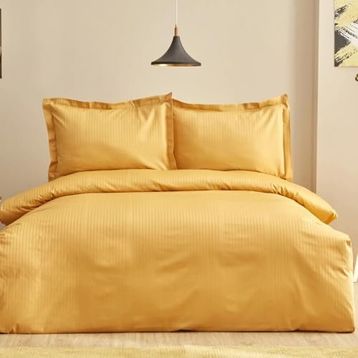 Karaca Home Uniq Hardal %100 Pamuk Çift Kişilik Saten Nevresim Takımı