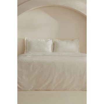 Karaca Home Venessa Beyaz Çift Kişilik Nevresim Takımı
