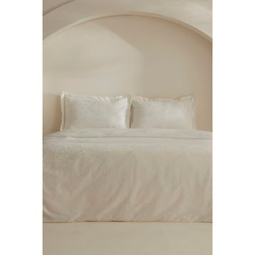 Karaca Home Venessa Beyaz Çift Kişilik Nevresim Takımı