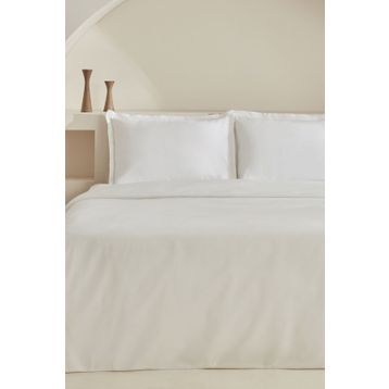 Karaca Home White Collection Lavin Beyaz Çift Kişilik Nevresim Takımı