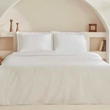 Karaca Home White Collection Lavin Beyaz Çift Kişilik Nevresim Takımı