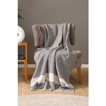 Karaca Home Wilma Throw Antrasit 130x170 cm Battaniye