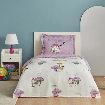 Karaca Home X Kral Şakir Yemek Savaşı Tek Kişilik Pike