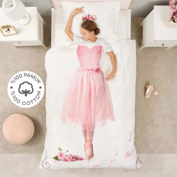 Karaca Home Young Ballerina %100 Pamuk Tek Kişilik Nevresim Takımı