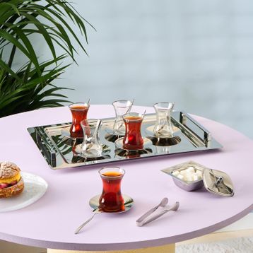 Karaca Jamıe 40 Parça 12 Kişilik Platin Çay Seti