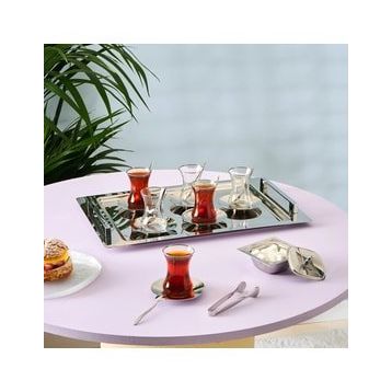 Karaca Jamıe 40 Parça 12 Kişilik Platin Çay Seti