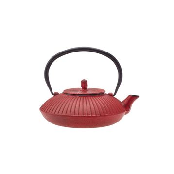 Karaca Japanese Teapot 800 ml Kırmızı Döküm Demlik