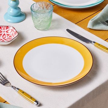 Karaca Jofy 27 cm Sarı Servis Tabağı