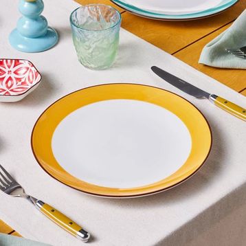 Karaca Jofy 27 cm Sarı Servis Tabağı