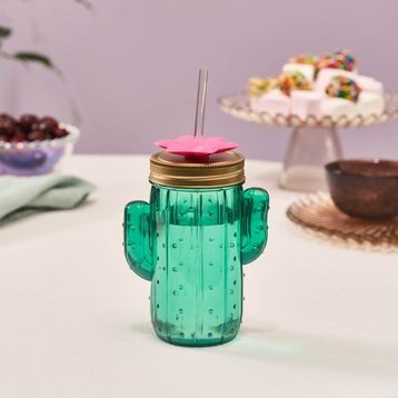 Karaca Kaktüs 350 ml Transparent Su Şişesi