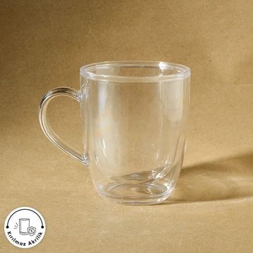 Karaca Karya Akrilik Şeffaf 360 ml Çift Cidarlı Kupa
