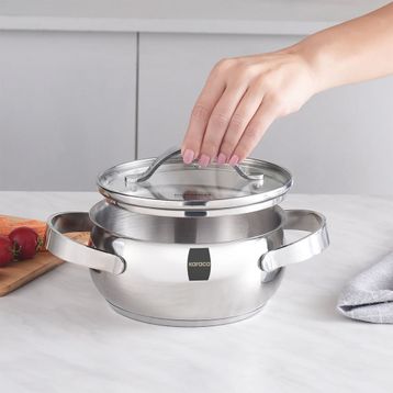 Karaca Kuzina 16 cm 1,6 lt Çelik Tencere