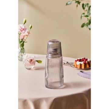 Karaca Lille 1100 ML Gri Başucu Cam Sürahi