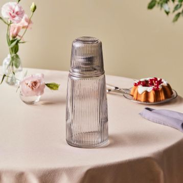 Karaca Lille 1100 ML Gri Başucu Cam Sürahi