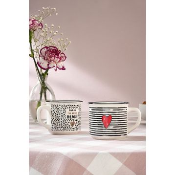 Karaca Love Cat 2'li 180 ml Kupa
