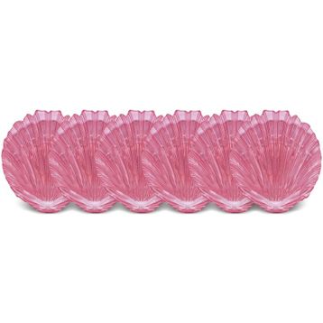 Karaca Madison 21 CM 6 Parça Lüsterli Cam Pasta Seti