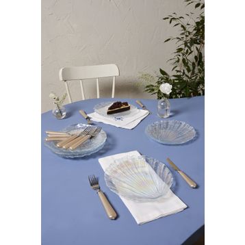 Karaca Madison 21 CM 6 Parça Lüsterli Cam Pasta Seti